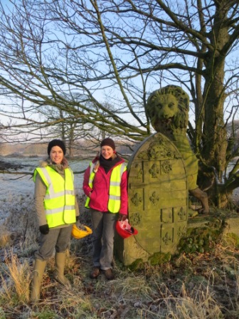 Dec 2012 - Landmark Trust Director, Anna Keay on a site visit